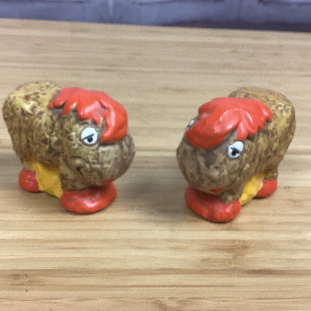 Vintage Llama Salt and Pepper Shakers